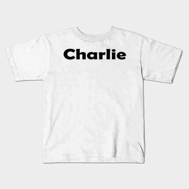 Charlie My Name Is Charlie Kids T-Shirt by ProjectX23Red